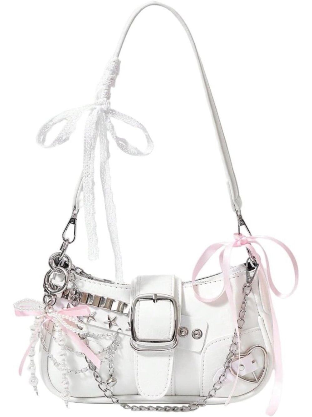 Cute Y2K Shoulder Bag with Star Embroidery | Trendy Purse & Accessories